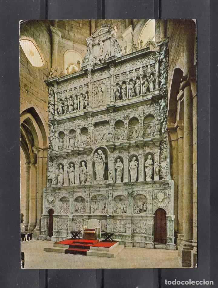 Postales: REAL MONASTERIO DE POBLET N&ordm; 37. IGLESIA. RETABLO DE DAMI&Aacute;N FORMENT