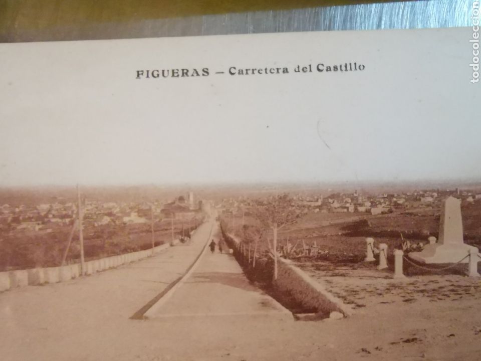 Postales: Postal de Figueres, Carretera del Castillo - Foto 2