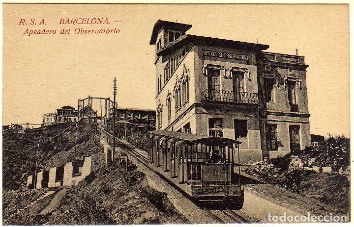 Postkarten: BONITA POSTAL -BARCELONA - APEADERO DEL OBSERVATORIO