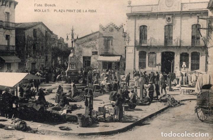 Postales: mollet. plaza prat de la riba. bosch - Foto 1