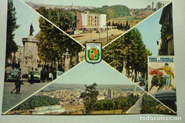 Postales: postal figueras  -escrita  cm - Foto 1