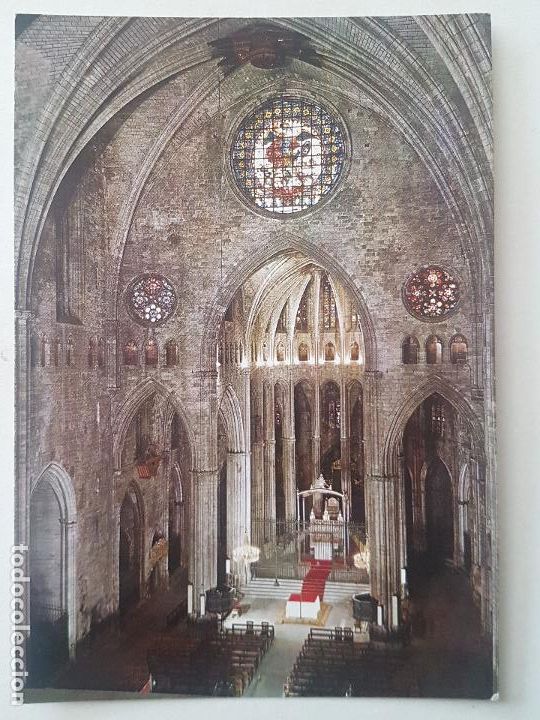 Postales: GERONA INTERIOR DE LA CATEDRAL POSTAL - Foto 1
