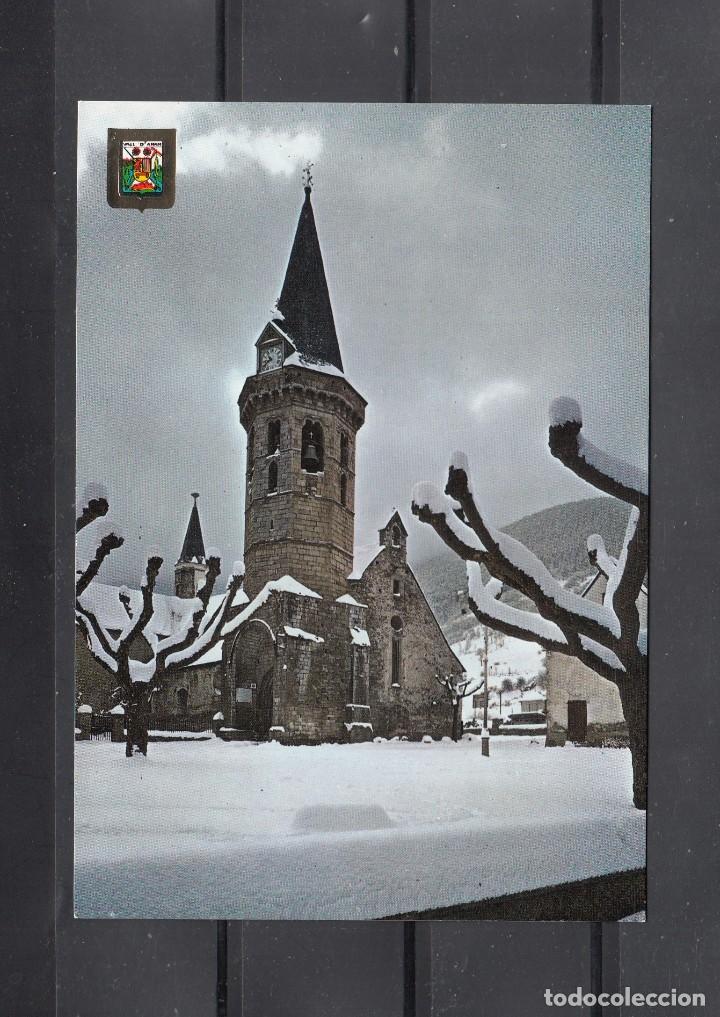 Postales: N&ordm; 1973 VALL D&acute;ARAN. ESGLESIA PARROQUIAL