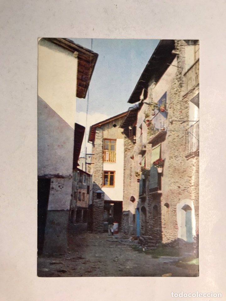 Postales: RIALP DE NOGUERA (Lerida) Postal No.1, Carrer del Mig. Edita: JAEX (h.1960?) S/C.