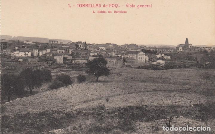 Postales: POSTAL TORRELLES DE FOIX -VISTA GENERAL - FOT. ROISIN NUM. 1