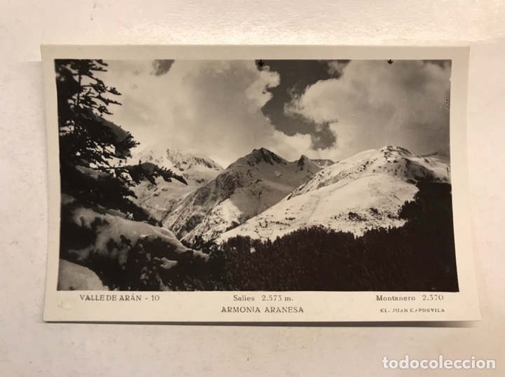 Postales: VALLE DE ARAN (Lerida) Postal No.10, Armon&iacute;a Aranesa. Edita: Juan Capdevila (h.1960?), Sin Circular