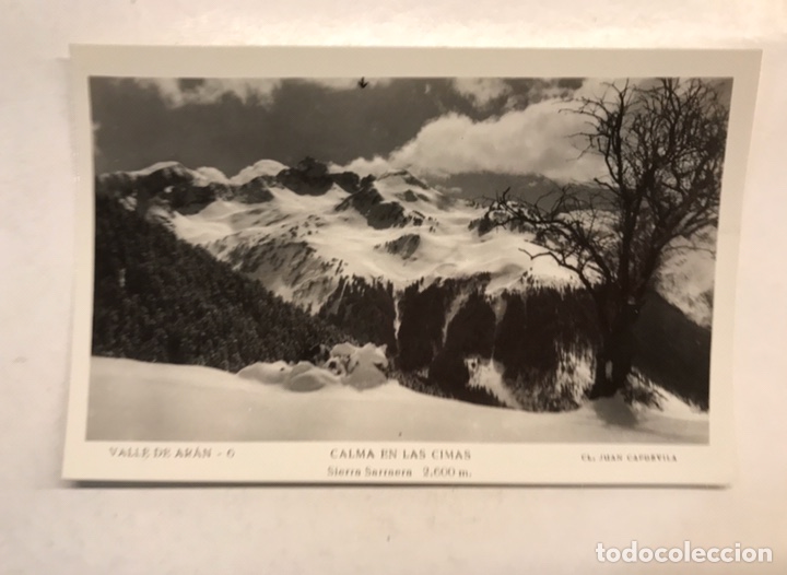 Postales: VALLE DE ARAN (Lerida) Postal No.6, Calma en las Cimas. Edita: Juan Capdevila (h.1960?)