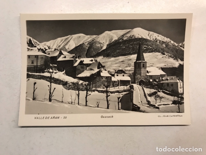 Postales: VALLE DE ARAN (Lerida) Postal No.20, GAUSACH. Edita: Juan Capdevila (h.1960?), Sin Circular