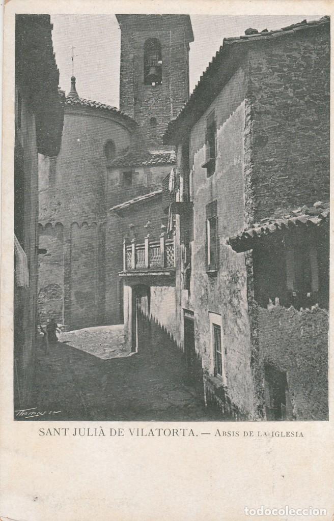 Postales: POSTAL SANT JULI&Agrave; DE VILATORTA - ABSIS DE LA IGLESIA