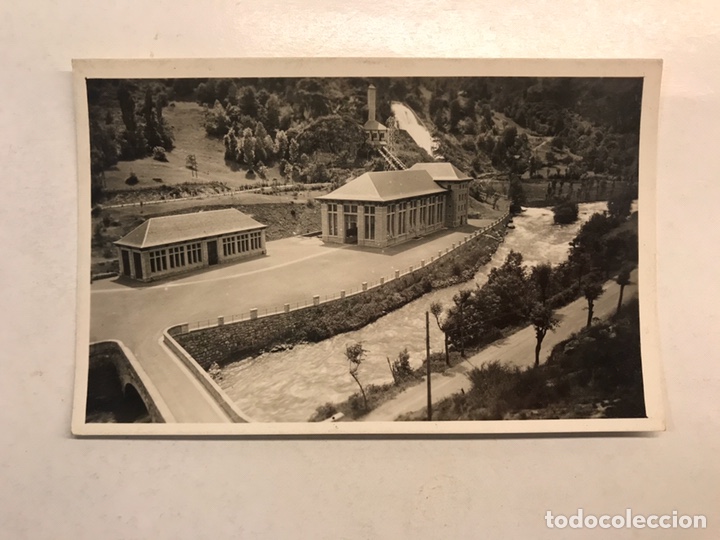 Postales: VALLE DE ARAN (Lerida) Postal LES, Central el&eacute;ctrica de Cledes. Edita: Zerkowitz (h.1950?)