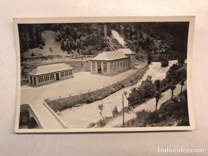 Postales: VALLE DE ARAN (Lerida) Postal LES, Central el&eacute;ctrica de Cledes. Edita: Zerkowitz (h.1950?)
