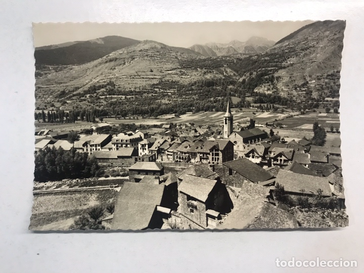 Postales: VALLE DE ANEO (Lerida) Postal No.182, Esterri de Aneo y Son del Pino, al fondo (h.1950?)