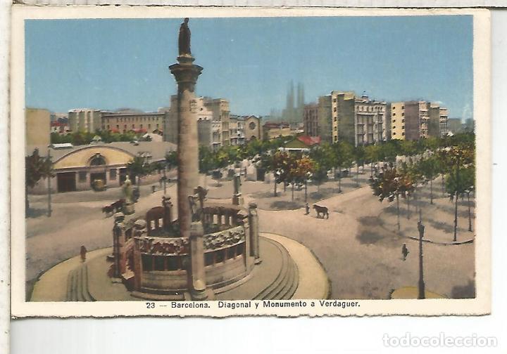 Postales: BARCELONA DIAGONAL SIN ESCRIBIR - Foto 1