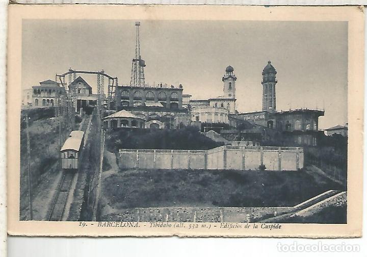 Postales: BARCELONA FUNICULAR CABLE ESCRITA - Foto 1