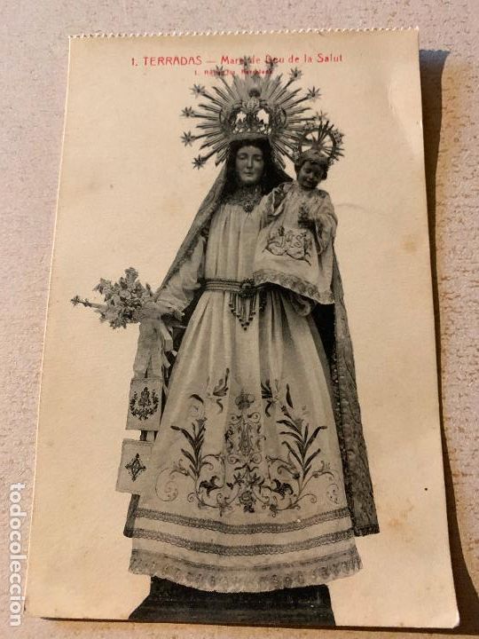 Postkarten: Antigua Tarjeta Postal, Num 1, Mare de Deu de la Salut de Terradas, L.Roisin