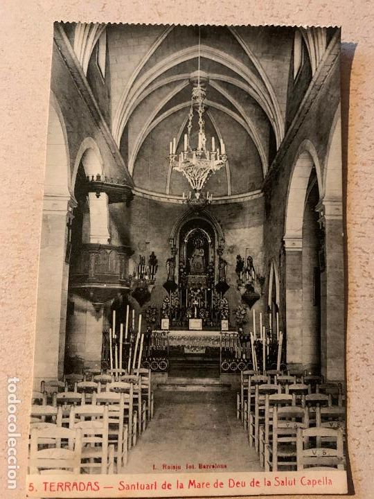 Postkarten: Antigua Tarjeta Postal, Num 5, Santuari, Mare de Deu de la Salut de Terradas, L.Roisin