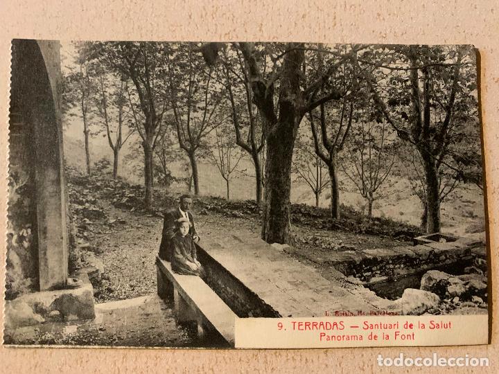 Postkarten: Antigua Tarjeta Postal, Num 9 La Font, Santuari, Mare de Deu de la Salut de Terradas L.Roisin