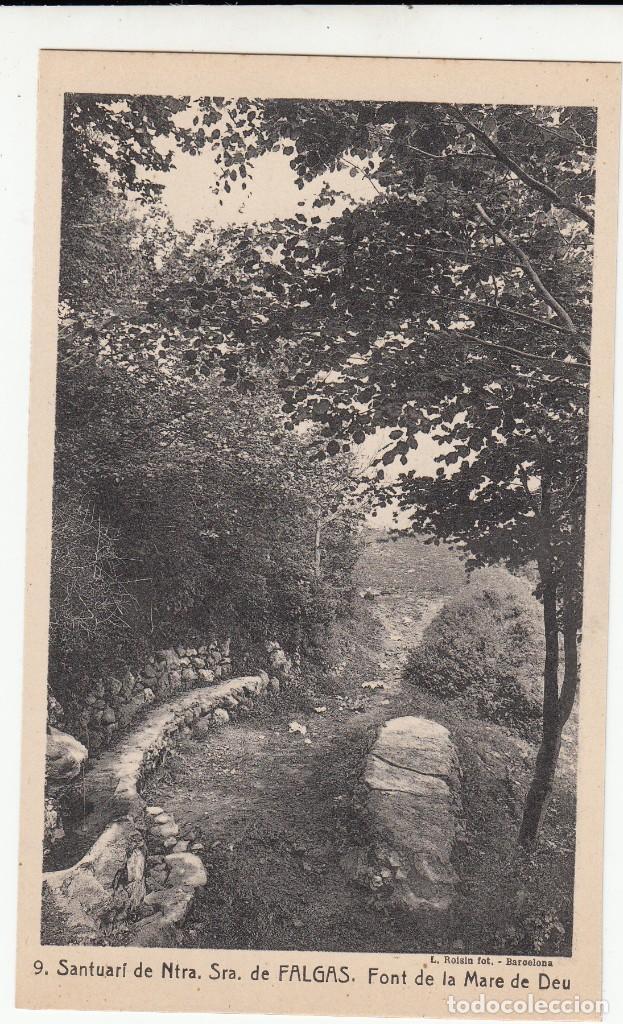 Postais: POSTAL - SANTUARI DE NTRA. SRA. DE FALGAS - FONT DE LA MARE DE DEU  FOT. ROISIN