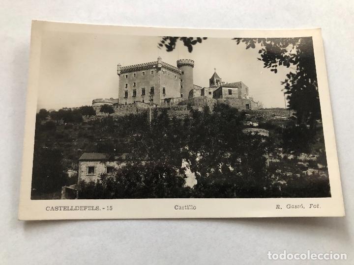 Postales: POSTAL CASTELLDEFELS CASTILLO - Foto 1