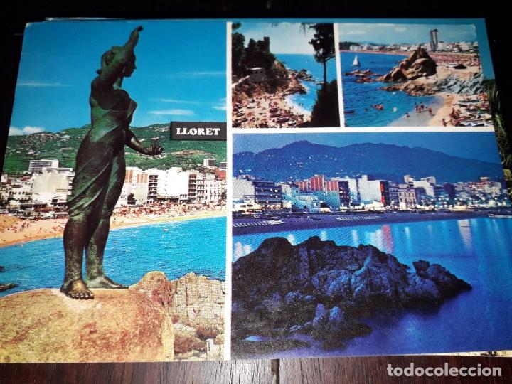 Postales: N&ordm; 37246 POSTAL LLORET DE MAR GERONA COSTA BRAVA - Foto 1