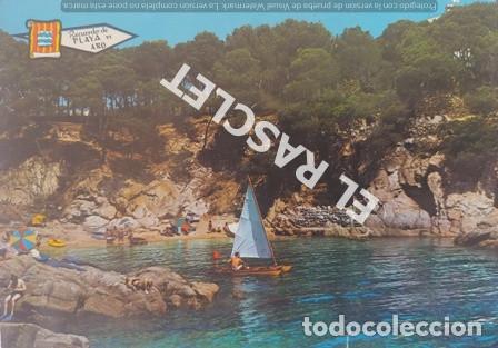 Cartes Postales: MAGNIFICA POSTAL DE LA COSTA BRAVA - PLAYA DE ARO- CIRCULADA