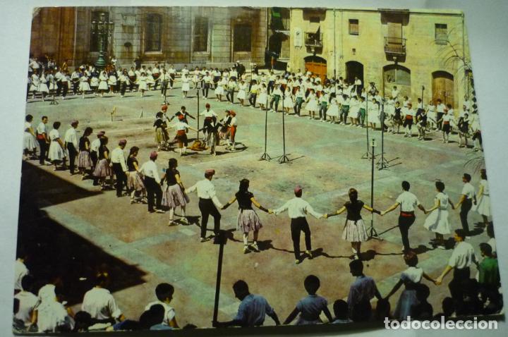 Postales: POSTAL TARRAGONA.-SARDANAS FONDO AYUNTAMIENTO -ESCRITA
