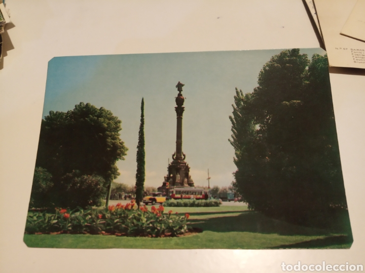 Postales: Barcelona monumento a Colon - Foto 1