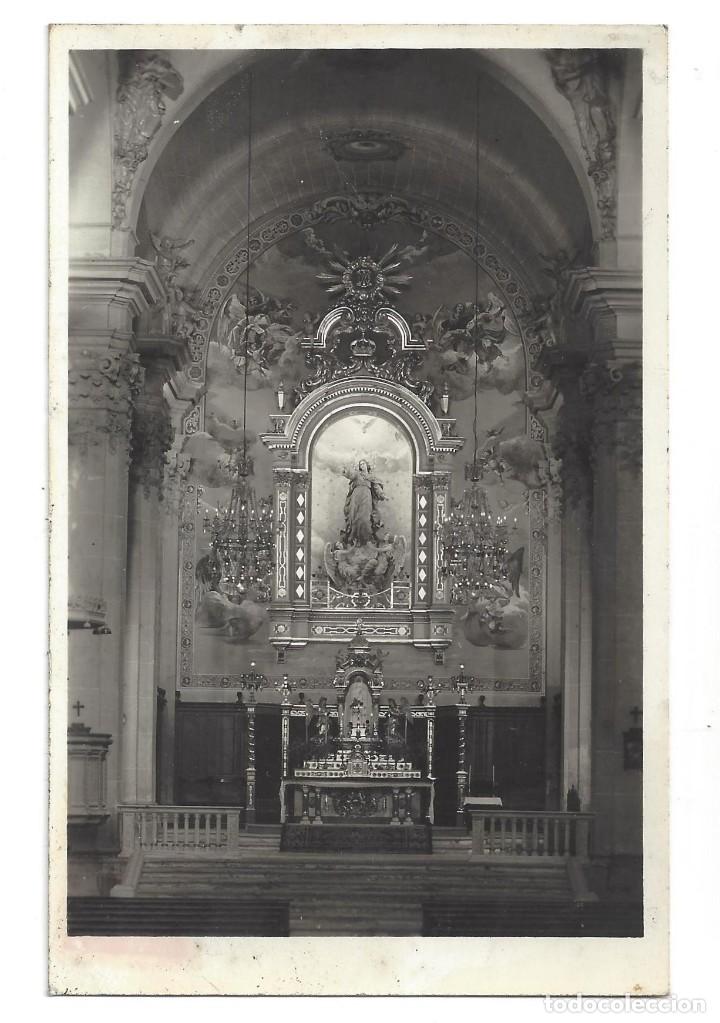 Postales: POSTAL FOTOGR&Aacute;FICA- GUISSONA.- ALTAR MAYOR. L&Eacute;RIDA- 1954