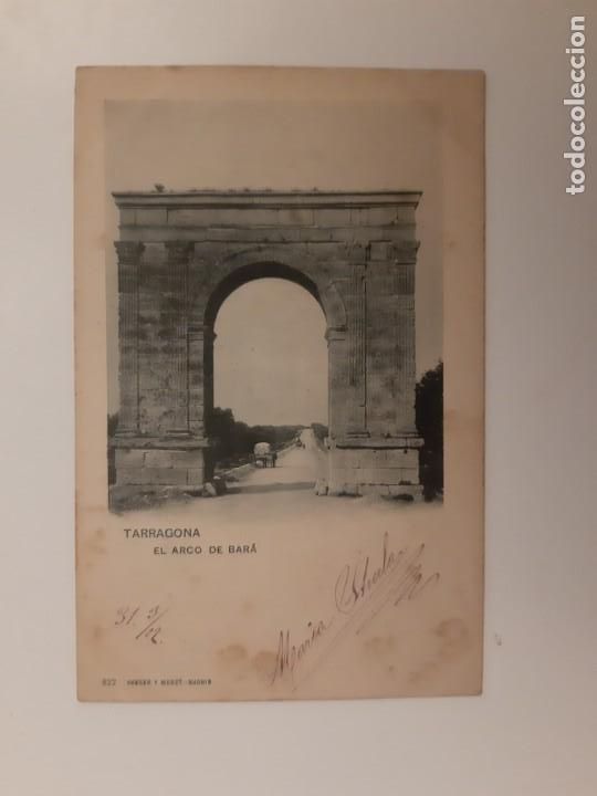Postales: POSTAL TARRAGONA. EL ARCO DE BAR&Aacute; - Foto 1