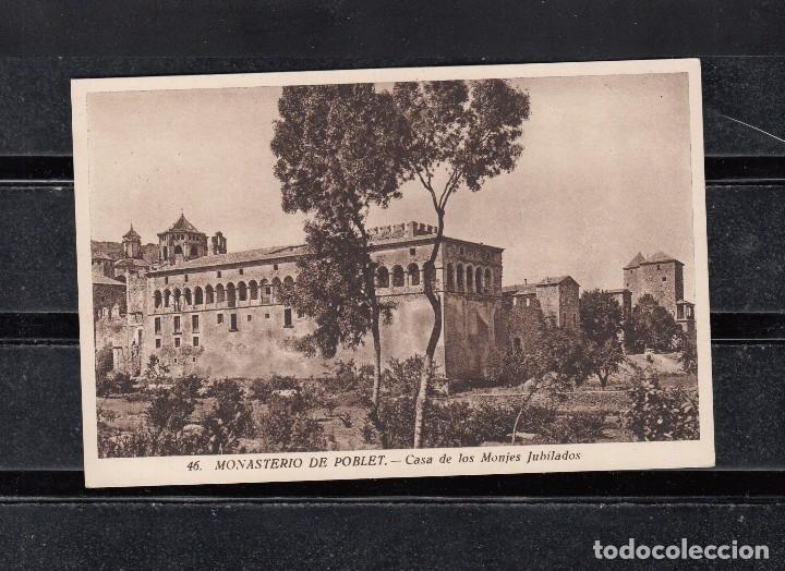 Postales: MONASTERIO DE POBLET.- VISTA POSTERIOR DEL PALACIO ABACIAL