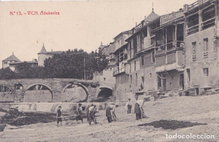 Postales: VICH (BARCELONA) - ADOBERIES - CASA THOMAS - Foto 1