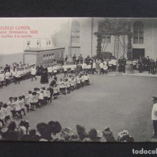 Postales: COLEGIO CONDAL - CONCURSO GIMNÁSTICO 1908 - Nº 4 LUCHAS A LA CUERDA. Lote 199618448