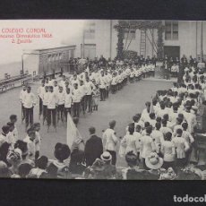 Postales: COLEGIO CONDAL - CONCURSO GIMNÁSTICO 1908 - Nº 2 DESFILE. Lote 199618685