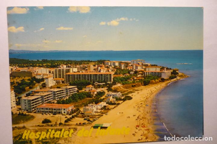 Postales: postal hospitalet del infante.- playa parcial circulada