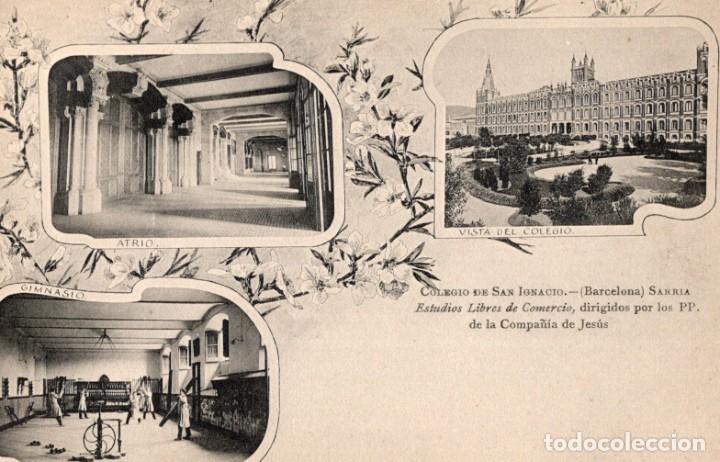 Postales: barcelona. colegio san ignacio - Foto 1