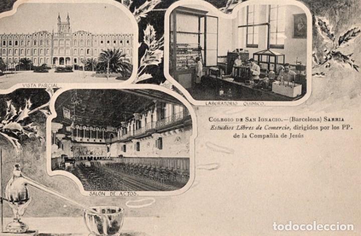 Postales: barcelona. colegio san ignacio - Foto 1