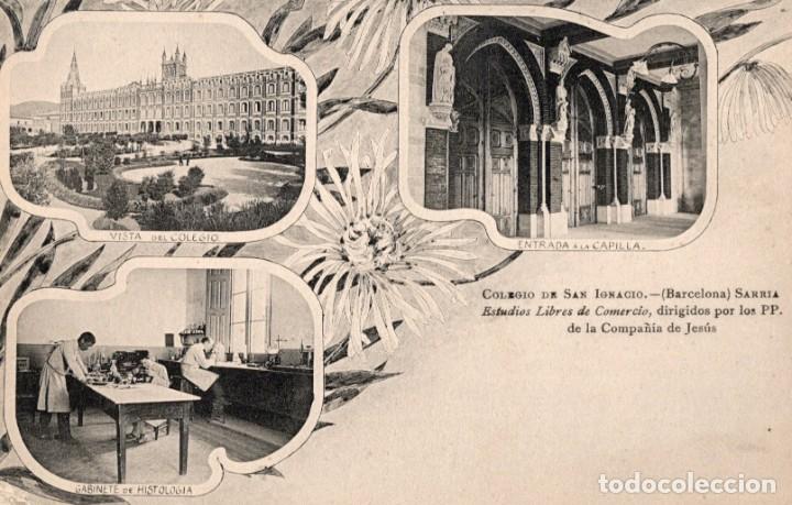 Postales: barcelona. colegio san ignacio - Foto 1