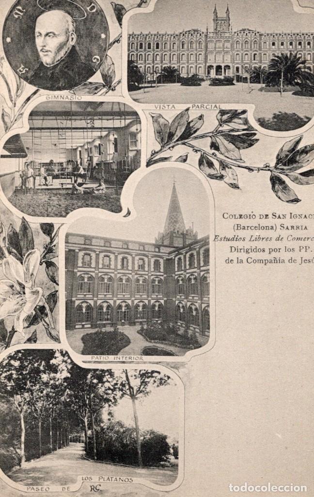 Postales: barcelona. colegio san ignacio - Foto 1