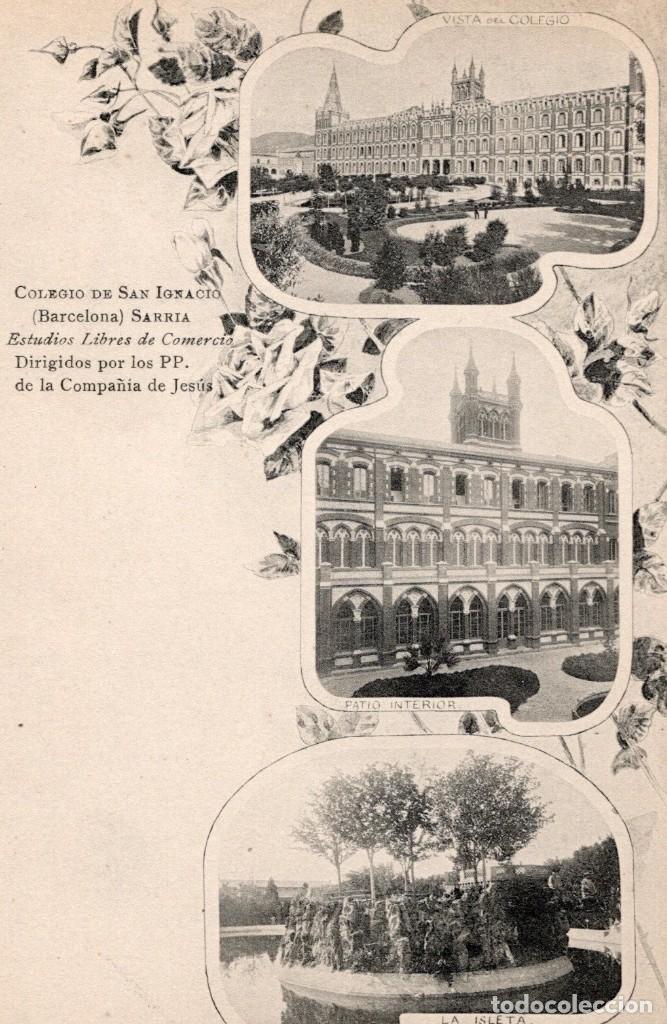 Postales: barcelona. colegio san ignacio - Foto 1