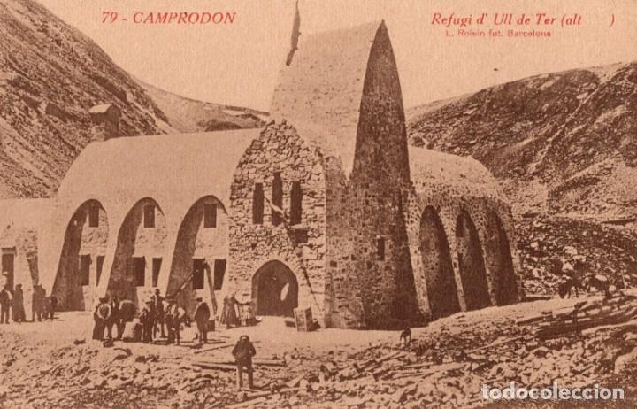 Postales: camprodon. 79 refugi dull de ter. roisin - Foto 1