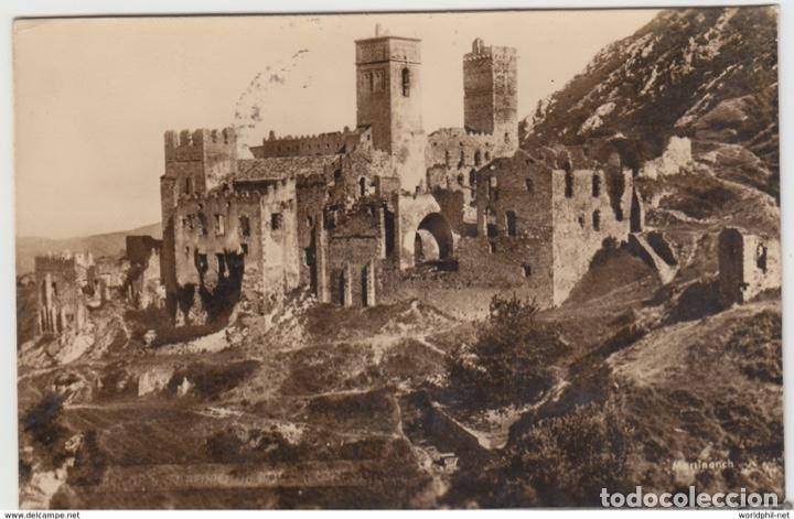 Postales: Espa&ntilde;a Catalu&ntilde;a Monasterio Pedro Roda Puerto de la Selva Gerona aprox. 1955