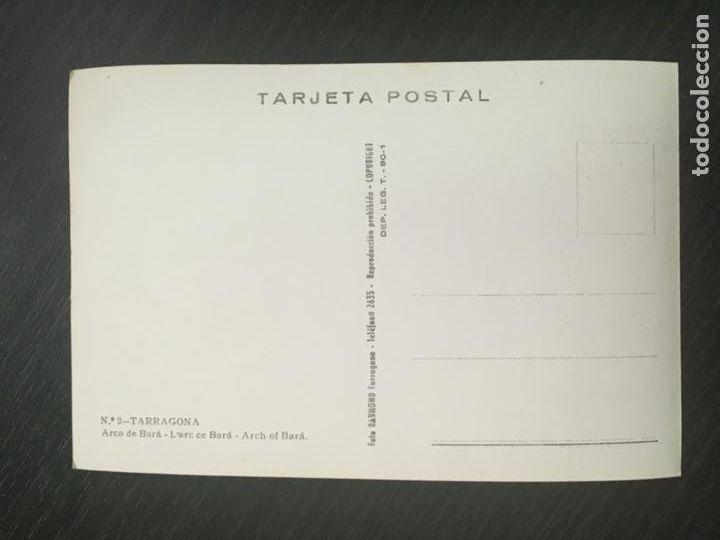 Postales: Tarragona - Ber&agrave; - Postal Arco de Bar&aacute; - Foto 2