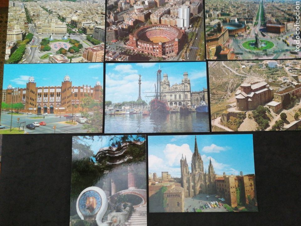 Postales: BARCELONA, LOTE DE 8 postales. EDICIONES FABREGAT - Foto 1