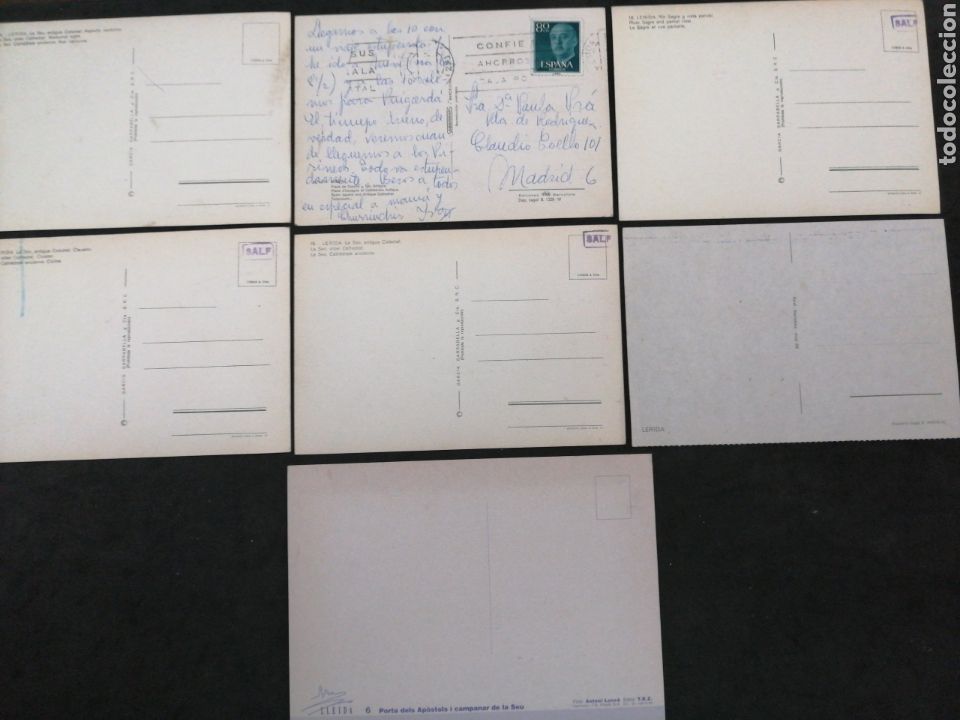 Postales: L&Eacute;RIDA., LOTE DE 7 POSTALES - Foto 2