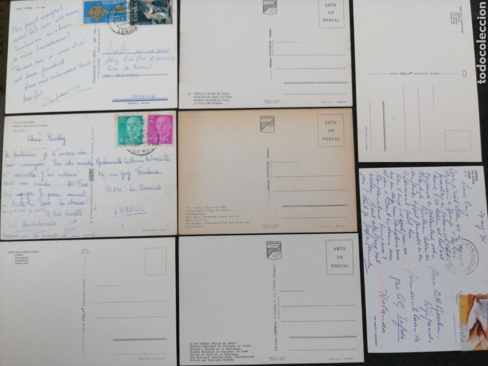 Postales: VALLE DE ARAN, L&Eacute;RIDA. LOTE DE 8 POSTALES - Foto 2