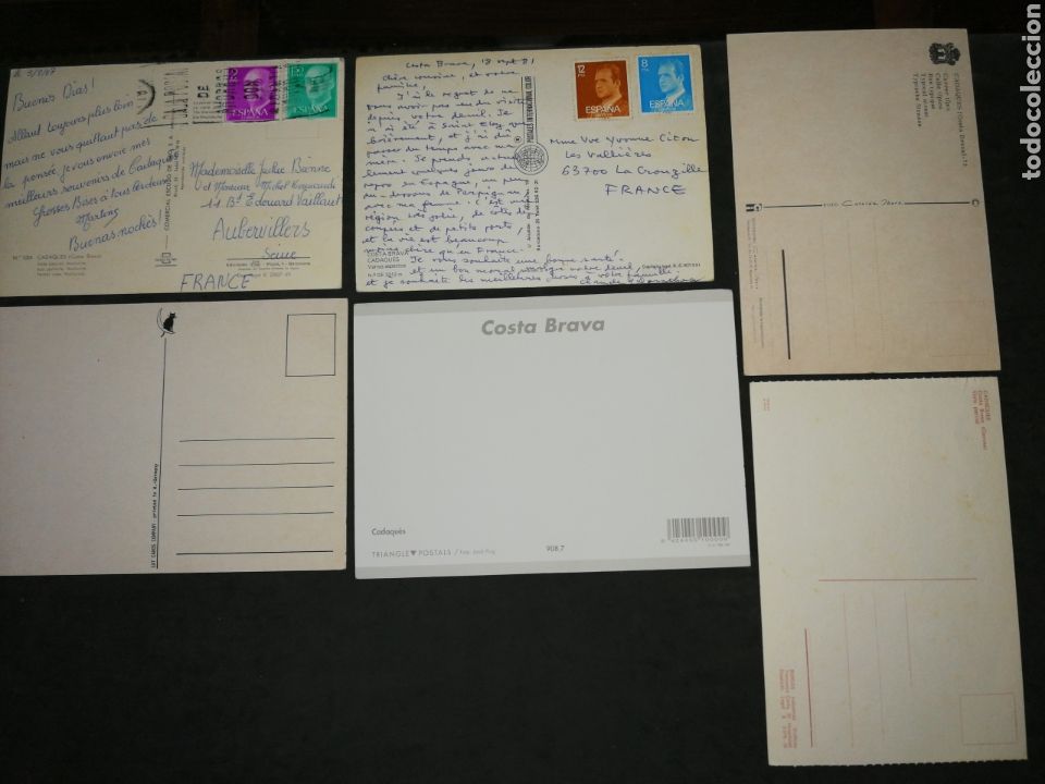 Postales: CADAQUES, COSTA BRAVA, GERONA. LOTE DE 6 POST. - Foto 2