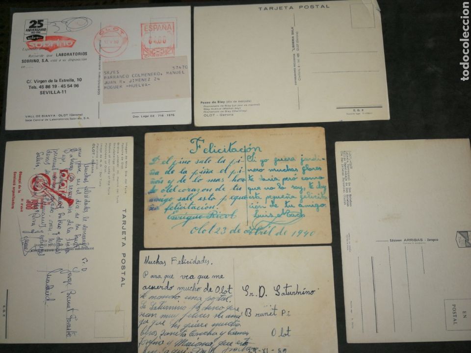 Postales: OLOT, GERONA. LOTE DE 6 POST. - Foto 2