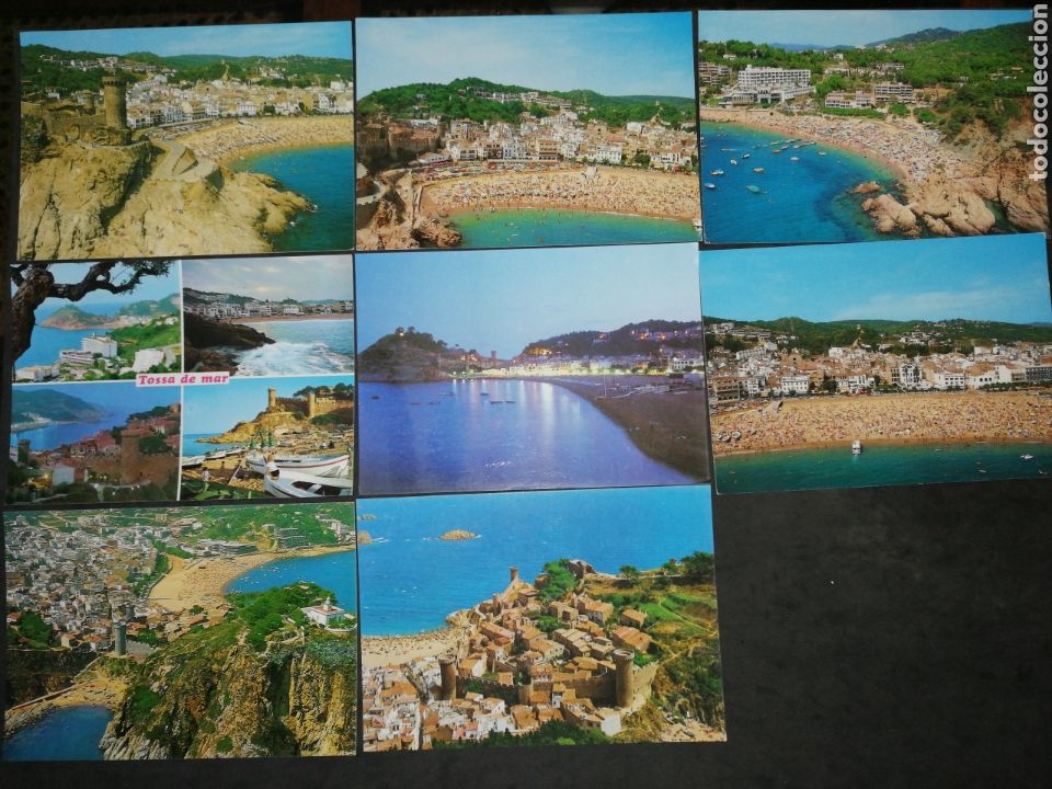 Postales: TOSSA DEL MAR, GERONA. EDICIONES FABREGAT. LOTE DE 8 POST. - Foto 1