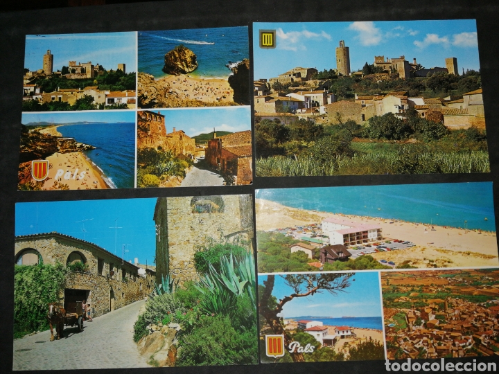 Postales: PALS, COSTA BRAVA, GERONA. LOTE DE 4 POST. - Foto 1