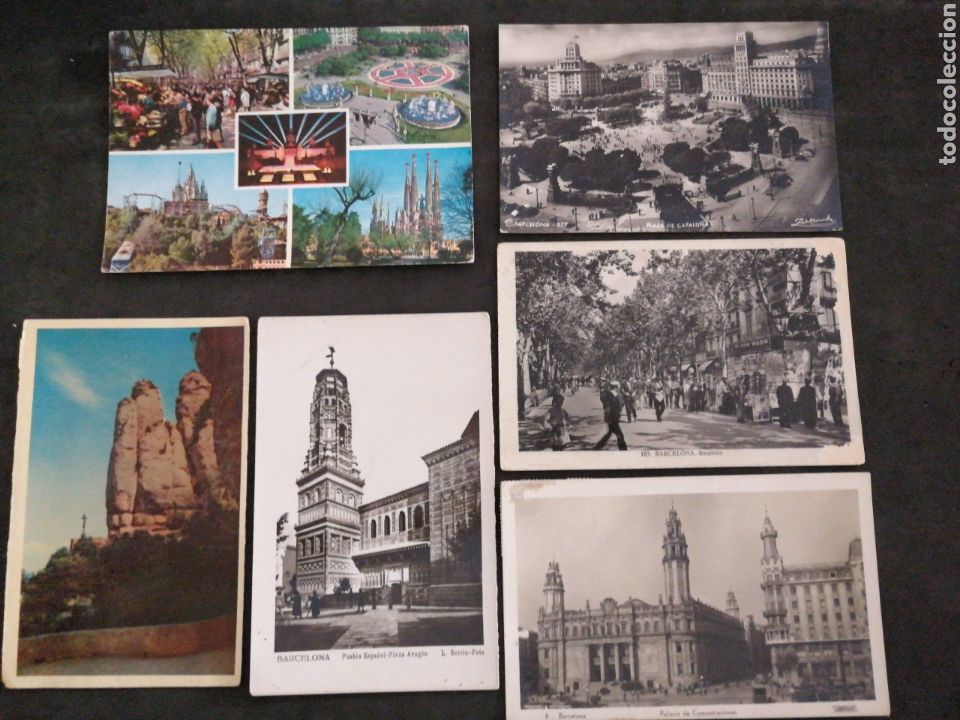Postales: BARCELONA, LOTE DE 6 POSTALES - Foto 1